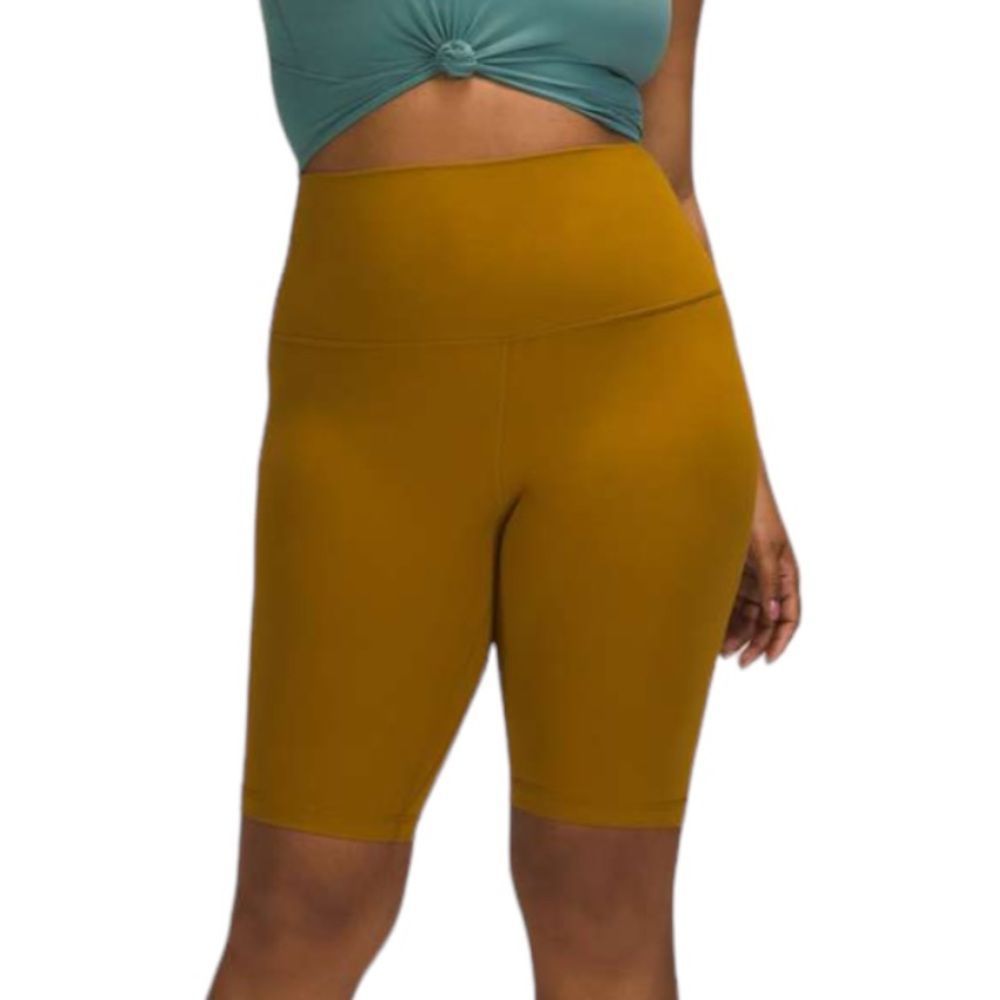 NWT Lululemon Align HR‎ Short 8” Gold Spice Nulu Plus Size 20